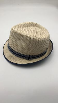 Natural Wide Straw Sun Hat With Ribbon Accent And Approximately 3 Inch Brim